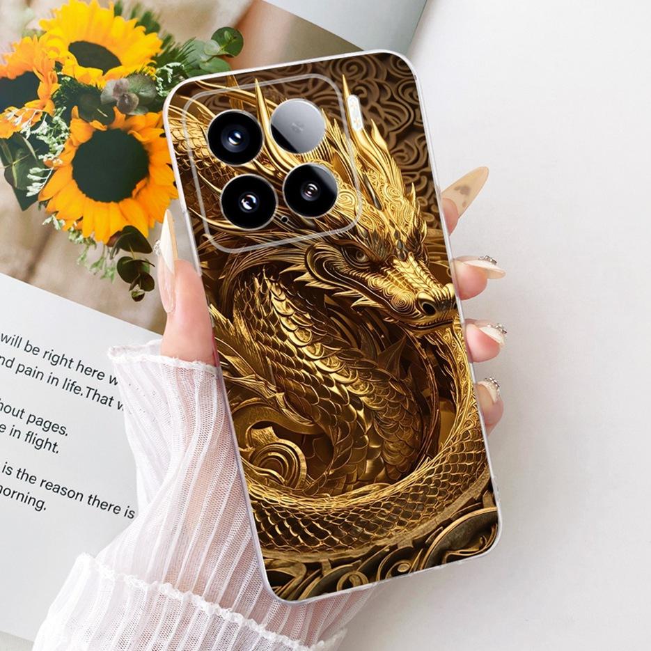 For Xiaomi Mi 15 Pro 5G Case Luxury Butterfly Painted Cover Soft Silicone Phone Case For Xiaomi 15 Pro Mi15 Pro 5G Fundas Bumper