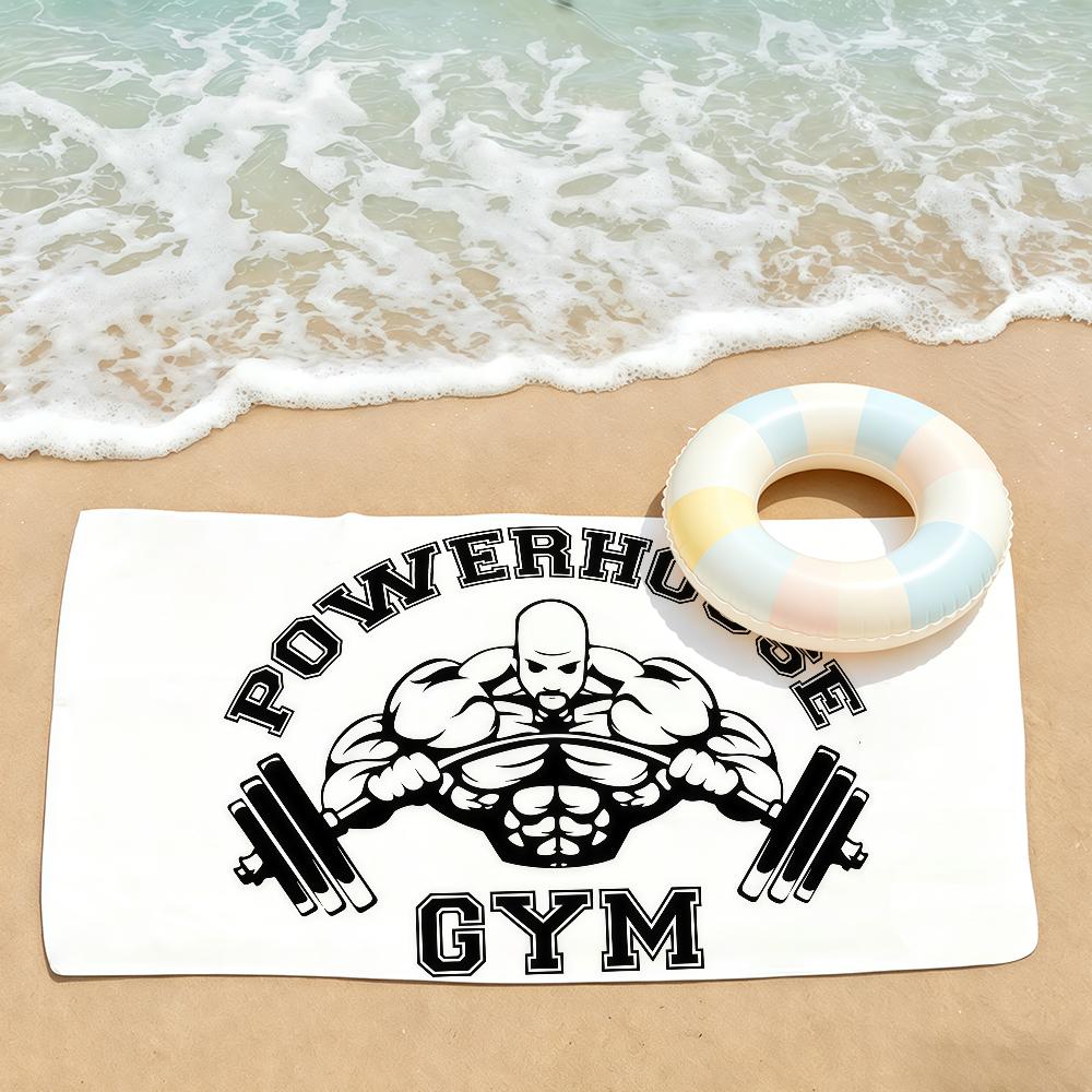 Fashion print Powerhouse Gym Towel Drying Bath Towel Applicable To Light Swimming Camping Yoga Beach Out