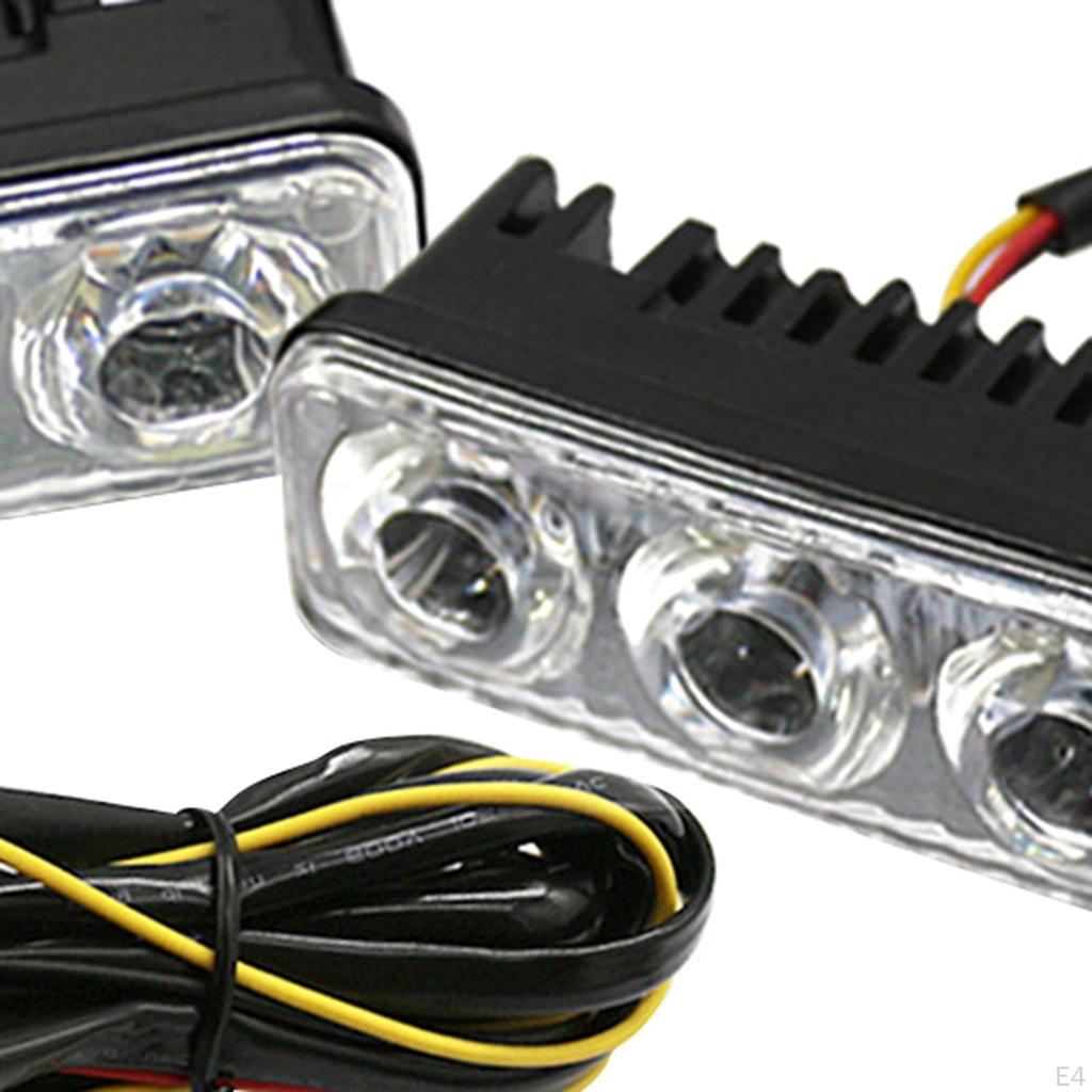 Bright LED Daytime Running Lights for SUVs - Pair