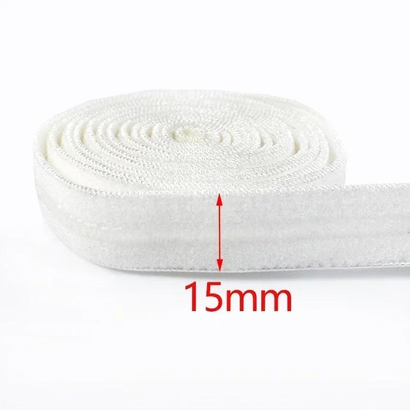 3/5/10M Meetee 20-50mm Silicone Elastic Band for Underwear Non-slip Rubber Webbing Ribbon Garment Bands DIY Sewing Accessories