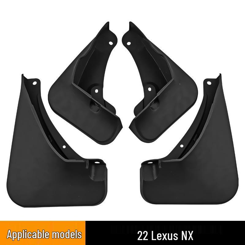Lexus NX 2022 Leather Mudguard Set: Front & Rear Car Accessories
