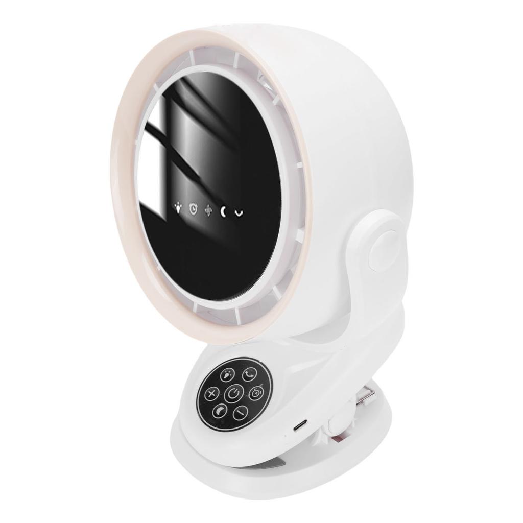 Fan with Clamp Night Light Timer Remote Control Auto Oscillating LED Digital Display 5 Speed