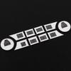 For Mercedes Benz C Class ML W204 GLK X204 2011-13 Aluminum Alloy Car Air Conditioner Switch Button Trim Sticker Car Accessories