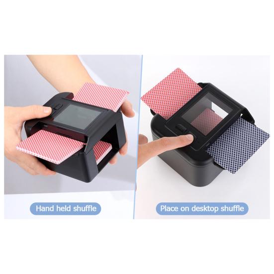 Automatic Card Shuffler 2000mAh Type-C Rechargeable Quiet Electric Poker Card Dealer Machine Card Dealing Tool Casino Equipment