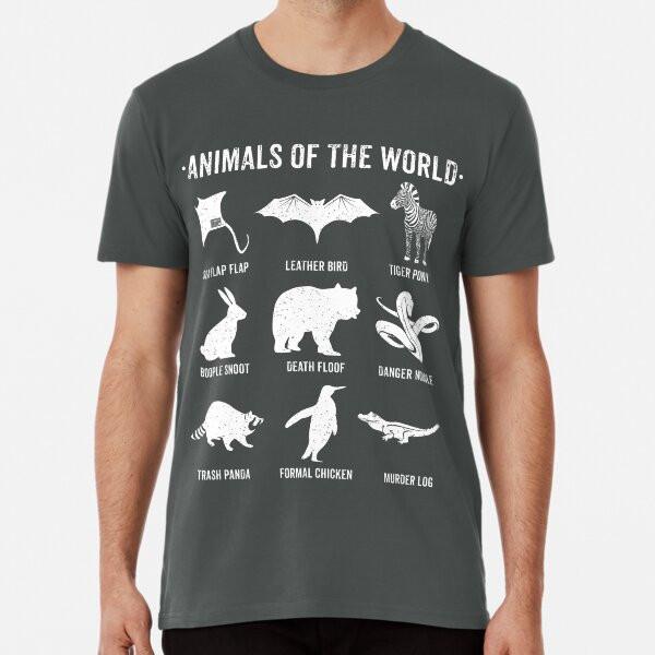 Simple Vintage Humor Funny Rare Animals of tT-Shirt S-5XL Best T-Shirt