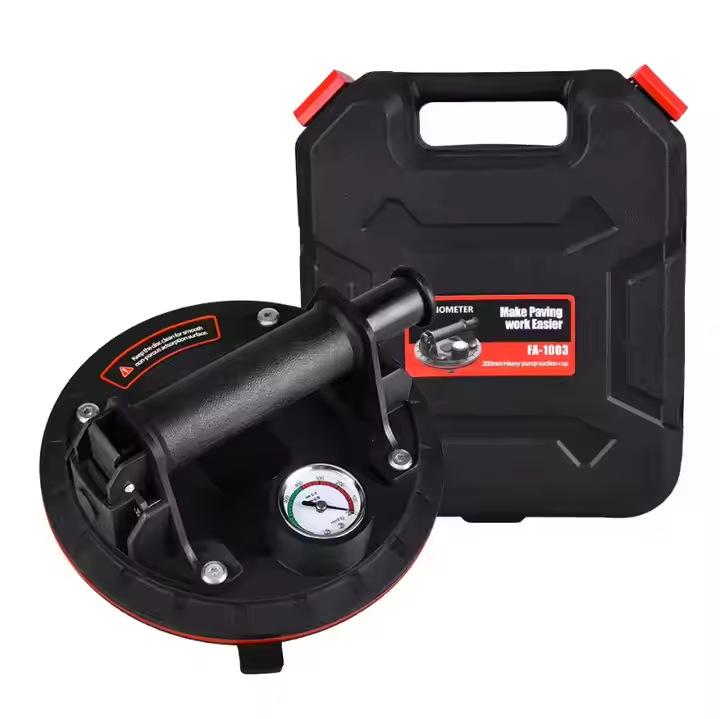 Electric Vacuum Suction Cup Tool with Strong Air Pump & Automatic Refill, Lithium Battery Powered for Glass & Tile Handling