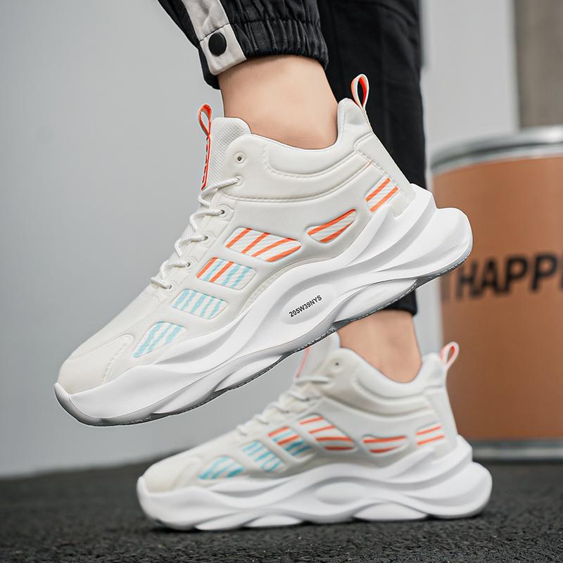 Men's Shoes Breathable Work Safety Shoes Trendy Non-slip Sports Comfortable Insoles Rubber Upper Men Shoes Tenis Para Hombre