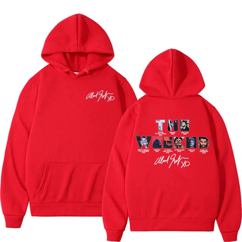 The Weeknd Hoodies Graphic Printed Sweatshirts Casual Long Sleeve Tops for Men Women
