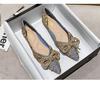 Plus Size Women's Rhinestone Pointed Toe Loafers (Sizes 41-43) - 2022 Flat Fashion Style
