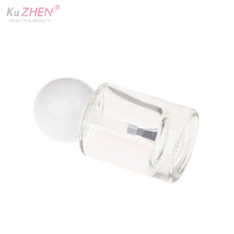 1pcs Mini 15ml Empty Nail Polish Bottles With Brush Bottles Clear Glass Nail Gel Bottles With Brush Cap Nail Oil Nail Art Tool