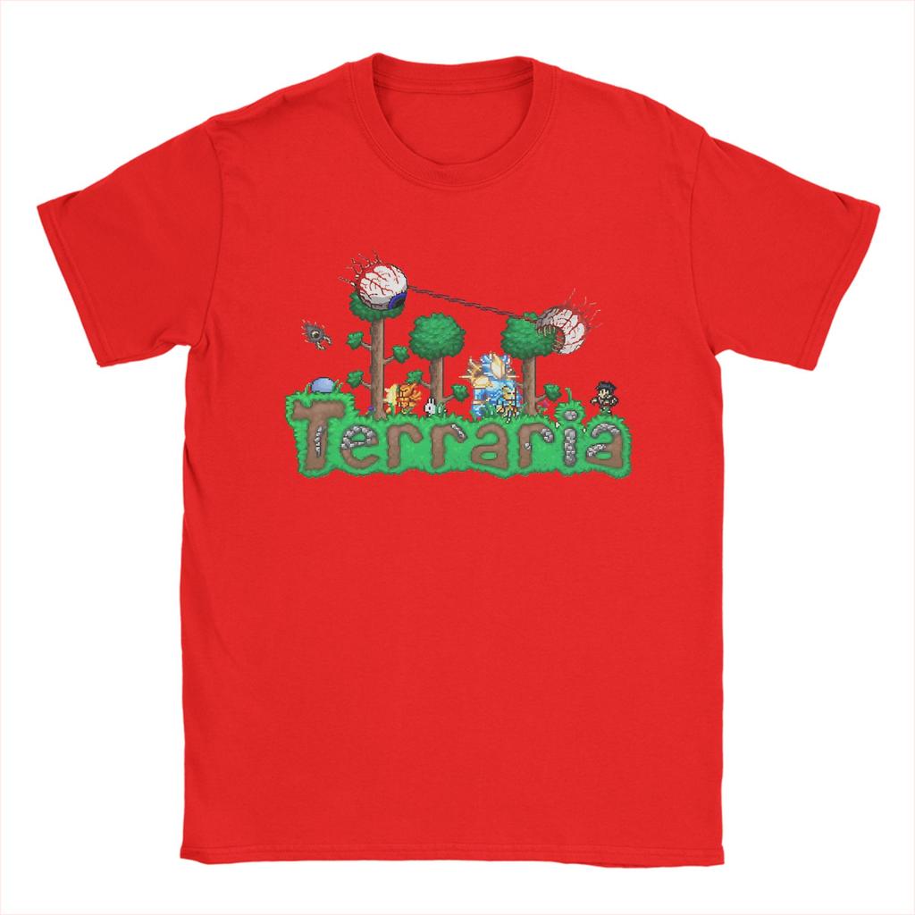 Terraria Game New Arrival T Shirt for Men Women Pure Cotton Tee Shirt Clothes
