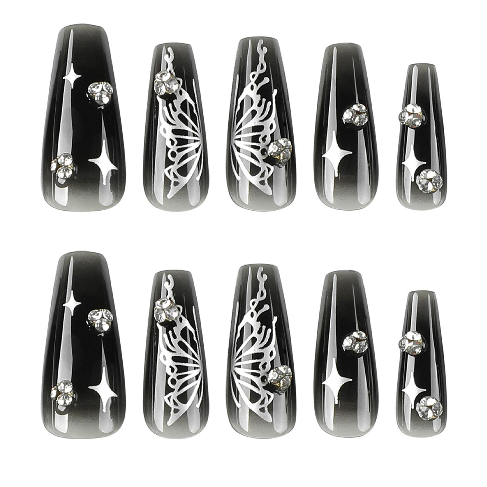 

Накладные ногти-бабочки Съемные накладные ногти Накладные ногти с полным покрытием Накладные ногти с французским типом Маникюрные принадлежности