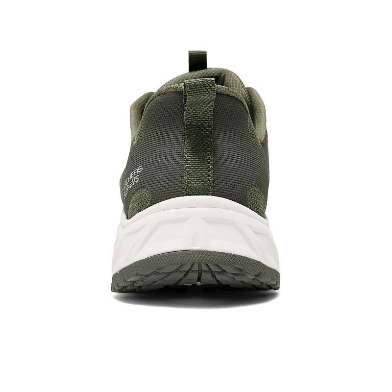 Skechers Hillcrest 2.0 Men Olive Green Low Top Outdoor Shoes Versatile Comfortable Durable 237799-OLV