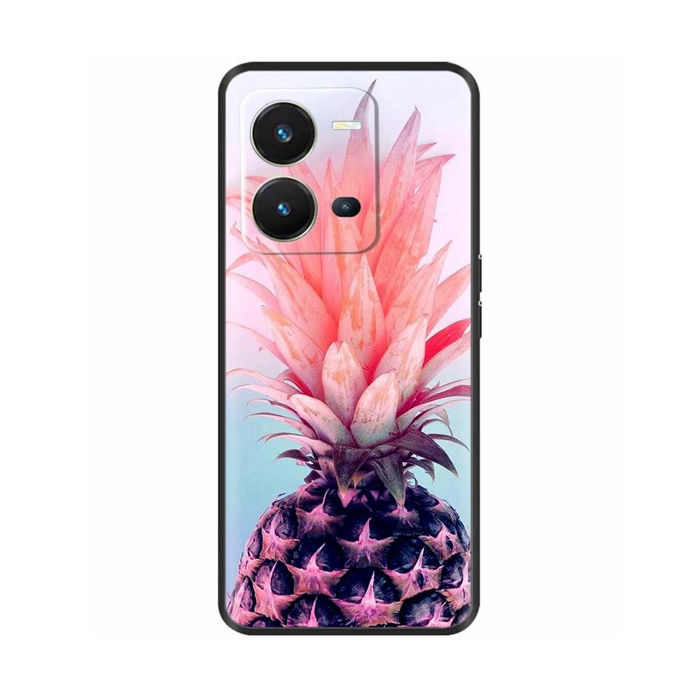 Cute Silicon Phone Case For Vivo X80 Lite 5G Case 2022 Black Silicone Soft TPU Back Cover for vivo X80 Lite X80Lite Bumper Capas