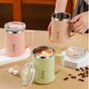 Large Capacity Insulated Coffee Cup with Tea Filter Water Cup Thermal Mug  Outdoor Sports