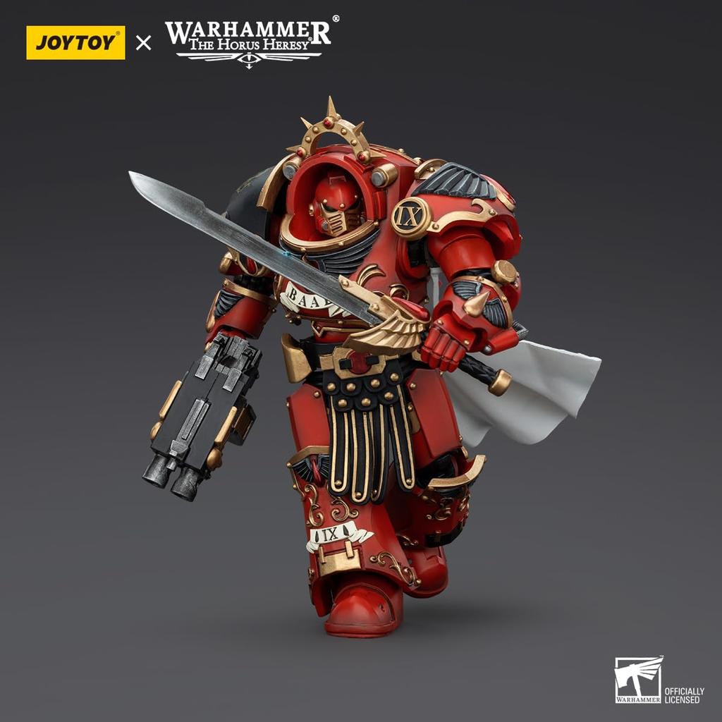 JOYTOY Warhammer Blood Angels Legion Praetor Tartarus Terminator Scale Action Figure 40,000 (with Armor) 1/18 (Assembled)