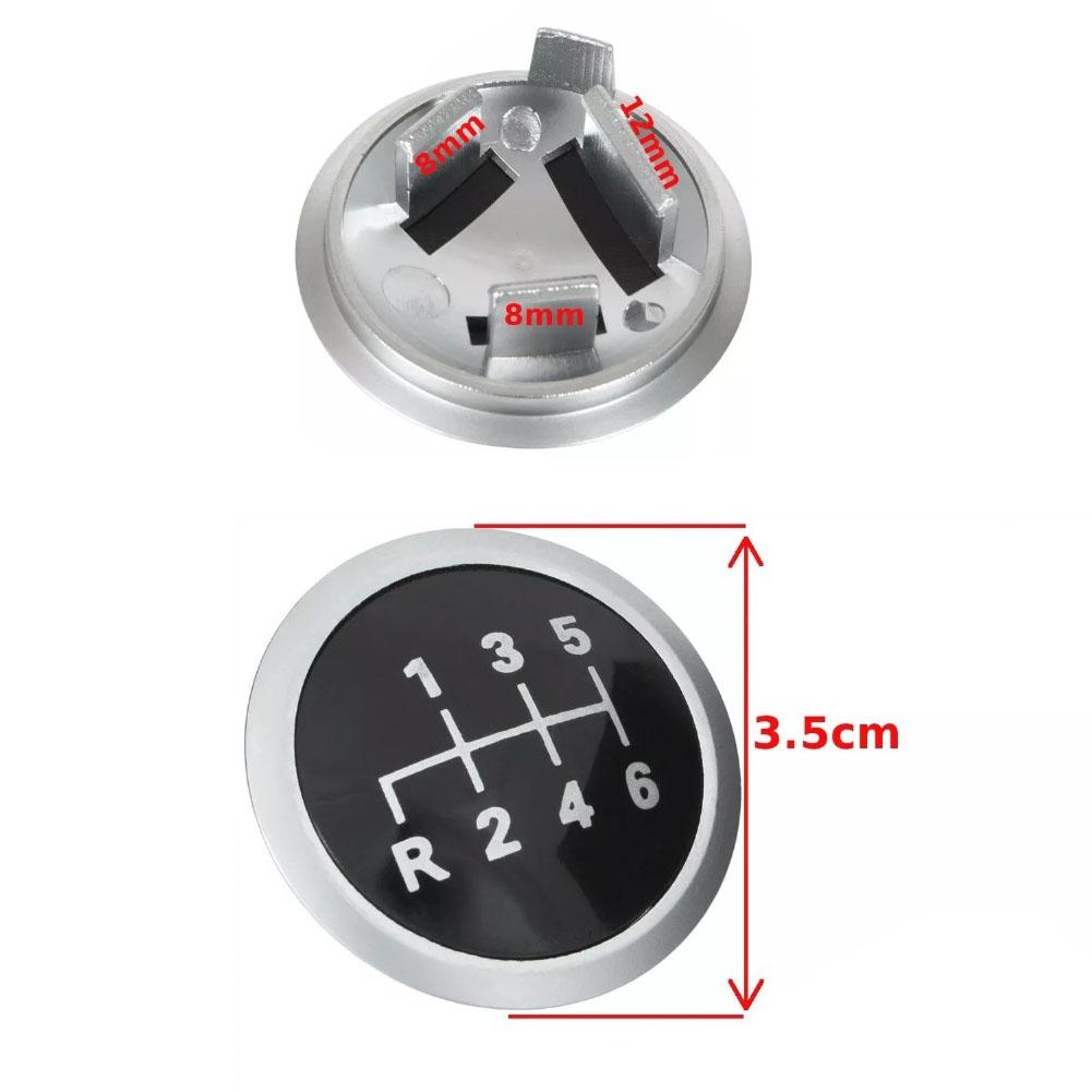 1 Pcs Car 6 Speed Shift Knob Badge Cover For Mercedes Vito W639 Sprinter W906 A63922670234 Automotive Accessories