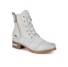 Mustang 1229-513 White Ankle Boots