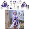Stunning Genshin Impact Keqing Cosplay Clothing Perfect For Festivals And Performances