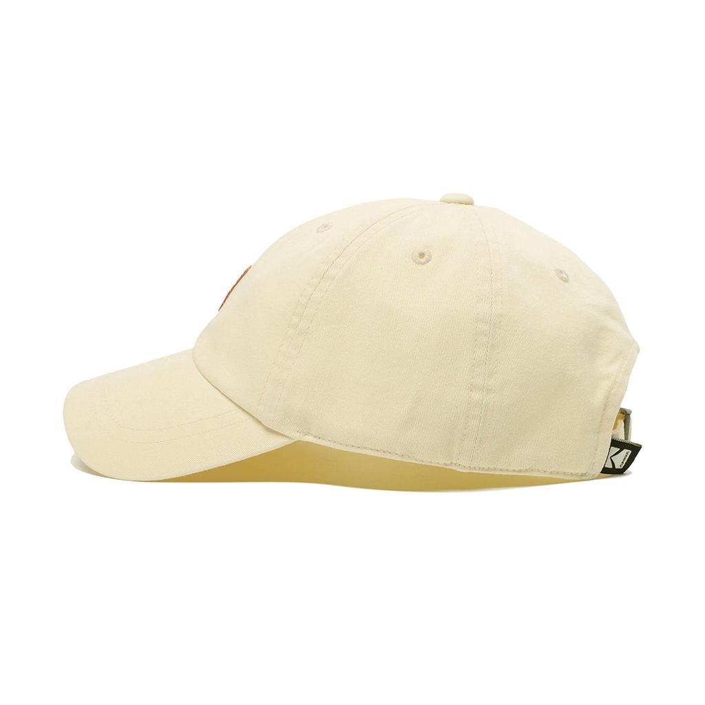 KODAK Relax Fit Square Logo Ball Cap Ivory