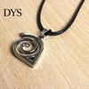 Unique Unisex Metal Anime Naruto Logo Pendant Necklace Cosplay Hokage Accessory