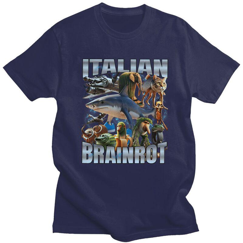 

Italian Brainrot Meme Collage T Shirts Unisex ShortSleeve Tshirt Streetwear Casual Graphic Tee Tops Loose Oversized Clothes 4XL
