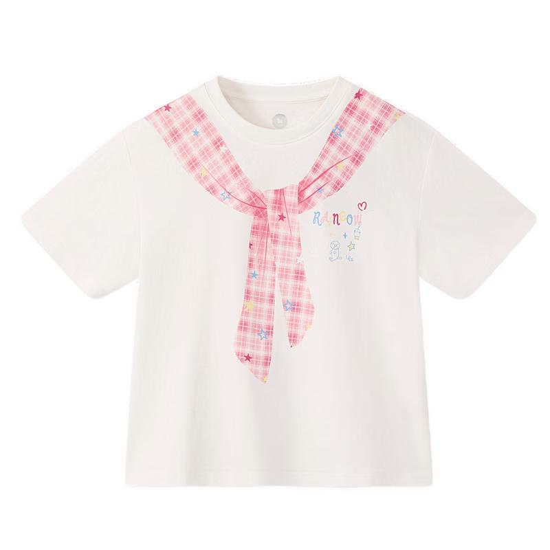 MQD Girls  Color-Block Shawl Short-Sleeve Cooling T-Shirt 120