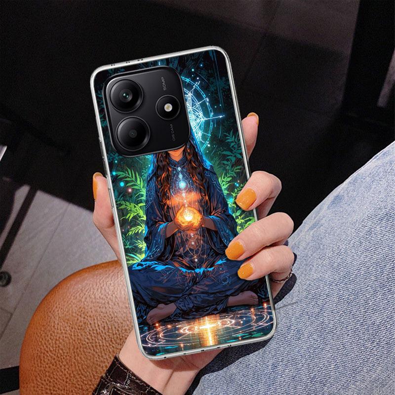 Meditation Yoga Girl Phnoe Case for Phnoe Case for Xiaomi Redmi Note 15 14 14S 13 Pro Plus 12 12S 11S 11E 10S 10 11T 5G Unique C