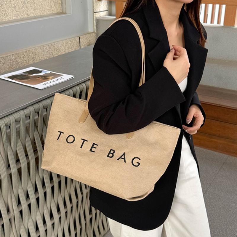 Large Capacity Tote Bag 2025 Autumn/Winter New Commuter Single Shoulder Underarm Bag Premium Texture Tote Bag