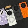For OPPO Find X8 Ultra Find X8 Pro Case Magnetic 360° Ring For MagSafe PU Leather Electroplating PC Lightweight Hard Cover