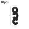 10Pcs Adjustable Tent Rope Buckle Aluminum Wind Cord Buckle Sturdy Rope Buckle For Outdoor Camping Tents Accessories