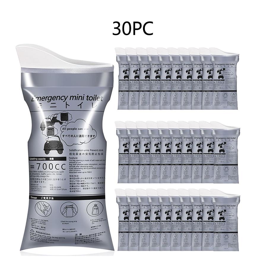 Outdoor Emergency Urine Bags 700ml (1/8/12/20 Pack) - Portable Disposable Toilet for Camping, Travel, Traffic Jam - Unisex