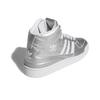 adidas Originals Forum Mid Syntetická kůže Vysoké tenisky Dámské tenisky Stříbrné D98185
