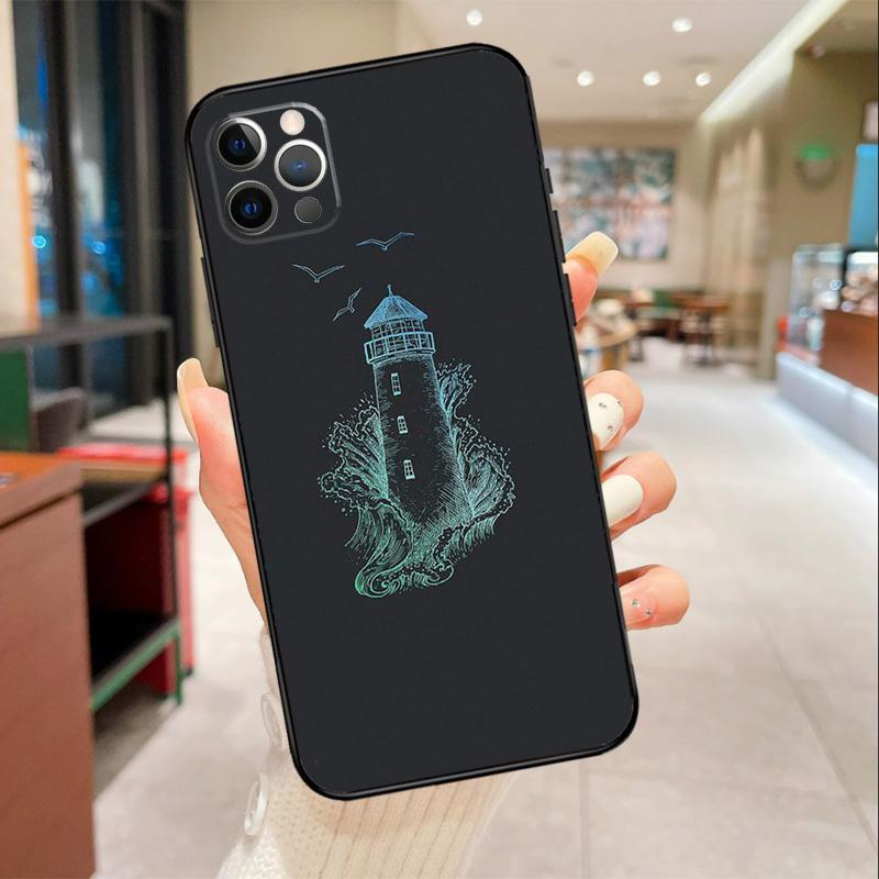 Nautical Seagull Pattern Phone Case For iPhone 17 Air 16 14 13 11 15 Pro Max mini 15 16 Plus 16e Protective Cover