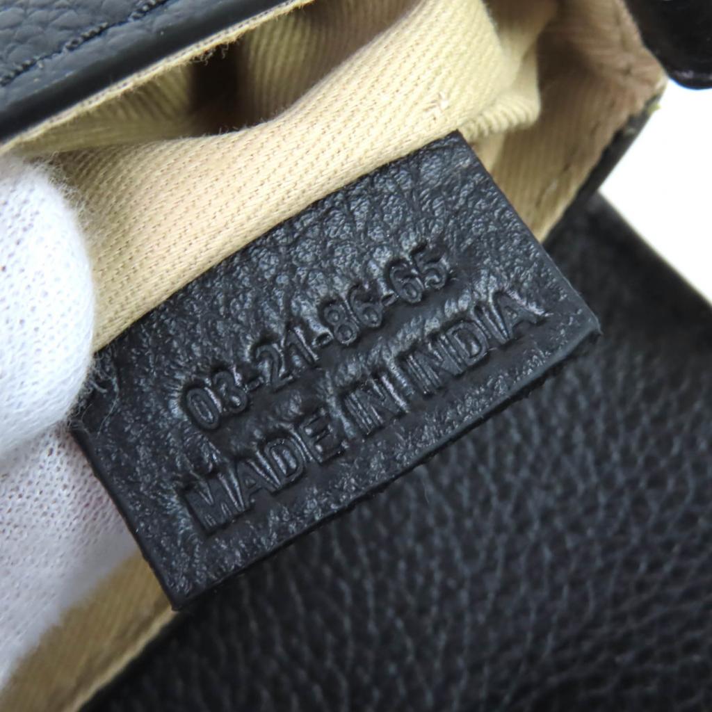 Excellent SEE BY CHLOE Shoulder Bag LESLY One-handle Leather Mini Bag Black Used