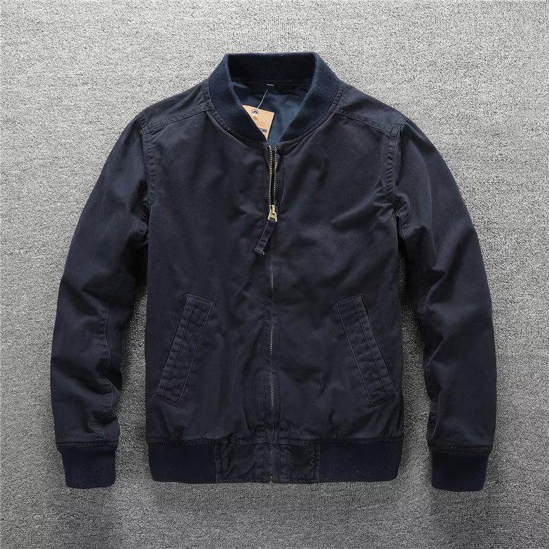 

Чоловіча ретро камуфляжна бейсбольна куртка - Осінньо-зимова колекція Triple Extra Large синій