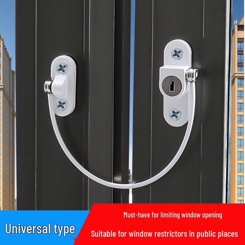 Child Safety Lock for Windows, Refrigerators, Sliding Doors, and Cabinets
