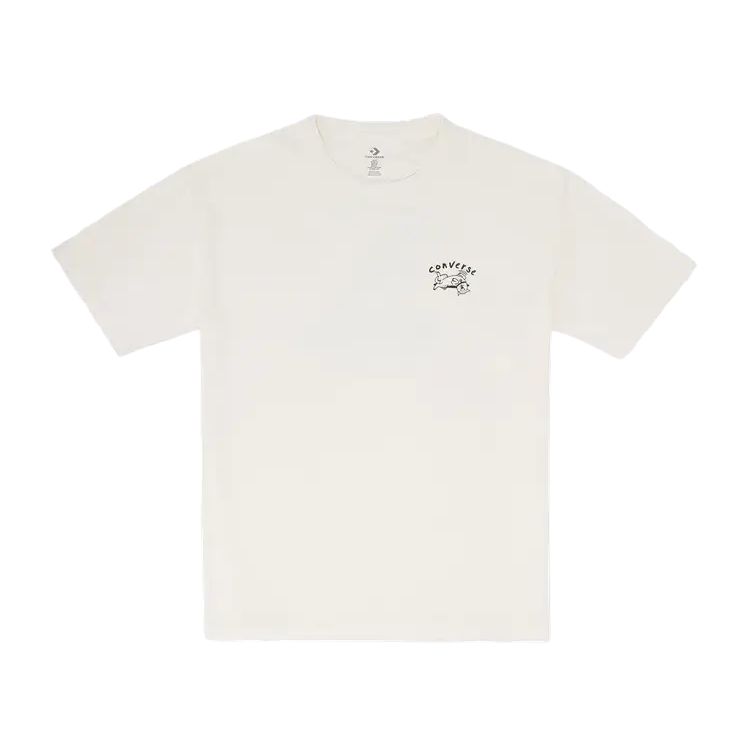 New Converse T Shirts Men's Beige MCH621-W2Y