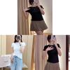 Short Sleeve T Shirt For Women With Slim Fit Cotton Blend Casual Summer Top