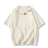 Women's Plus Size Retro Cartoon Short Sleeve T-shirt - American Summer Loose Fit, Petite Design Top