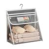 Bathroom Hanging Bag Large Capacity Dual Layer Waterproof Transparent Design Clothing Storage Bag Cosmetic Organizer