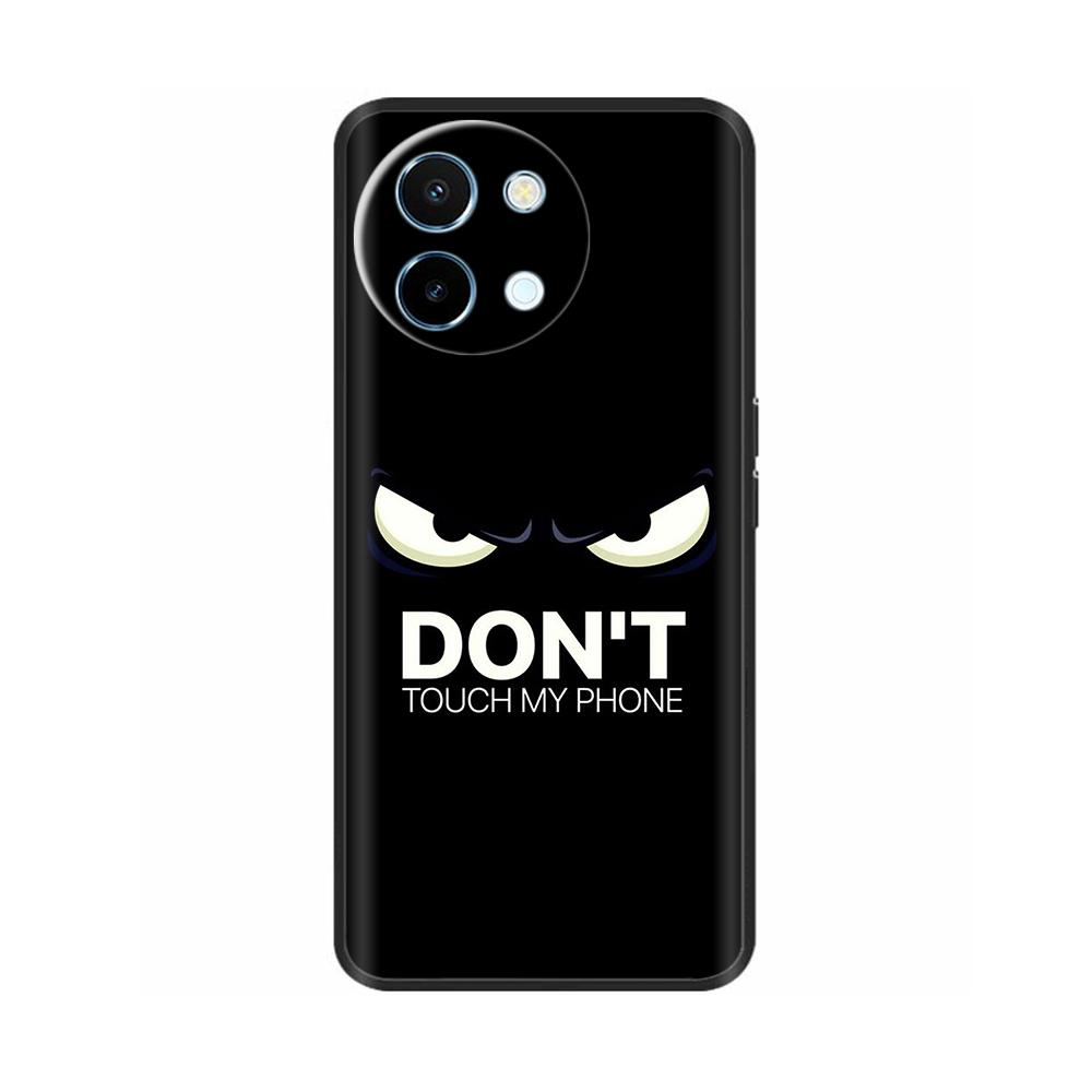 For Vivo Y38 5G Phone Case Painted Soft Black TPU Silicone Bumper For Vivo Y38 Y200i Y200t T3x Protective Back Cover Cases Capas