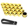 20Pcs 17mm/19mm Car Wheel Nut Bolts Caps Auto Hub Screw Cover Nuts Bolts Rims Exterior Decor Plug Socket Protection Dust Proof