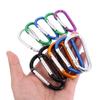 Quick-release 10pcs Keychain Fishing Hiking Camping Hook Buckle Carabiner Keychain