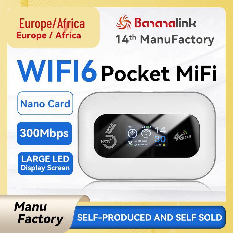 

4G LTE MiFi Router with SIM Slot & 3000mAh Battery for North America