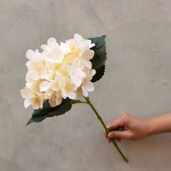 Künstliche Hortensie UV-beständig Gefälschte Seidenblume Zuhause Hochzeitsparty Babyparty Tischdekoration Innen Außen Künstliche Blüte Dekoration