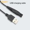 Elektrický holicí strojek USB nabíjecí zástrčka napájecí kabel