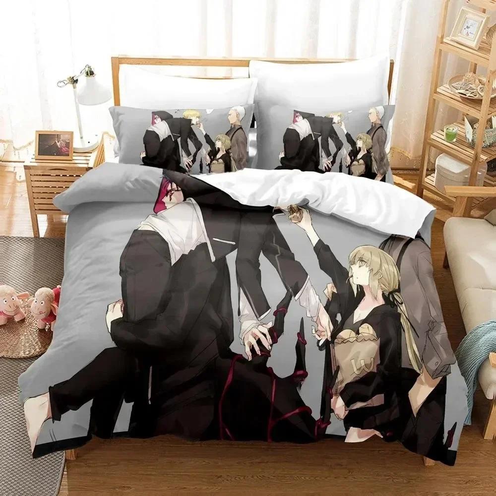 3D FateGrand Order Emiya Alter Bedding Set Printed Bed Set With Pillowcase Bed Duvet Cover Soft Queen King Size Bedclothes Home