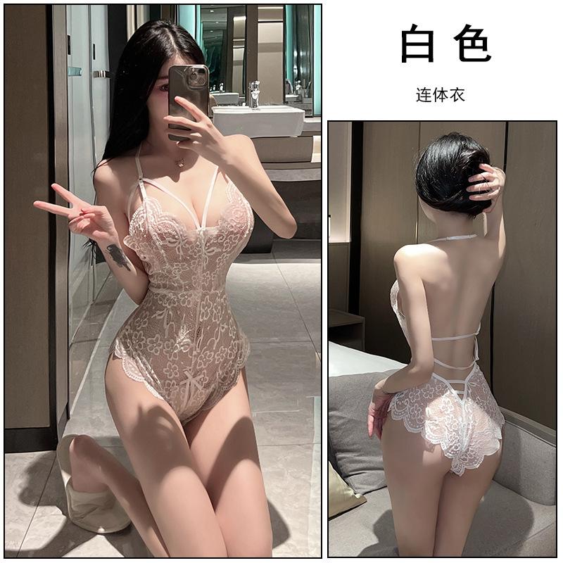 Sexy underwear free of sexy small breasts tight body Sao passion open file temptation onesie woman