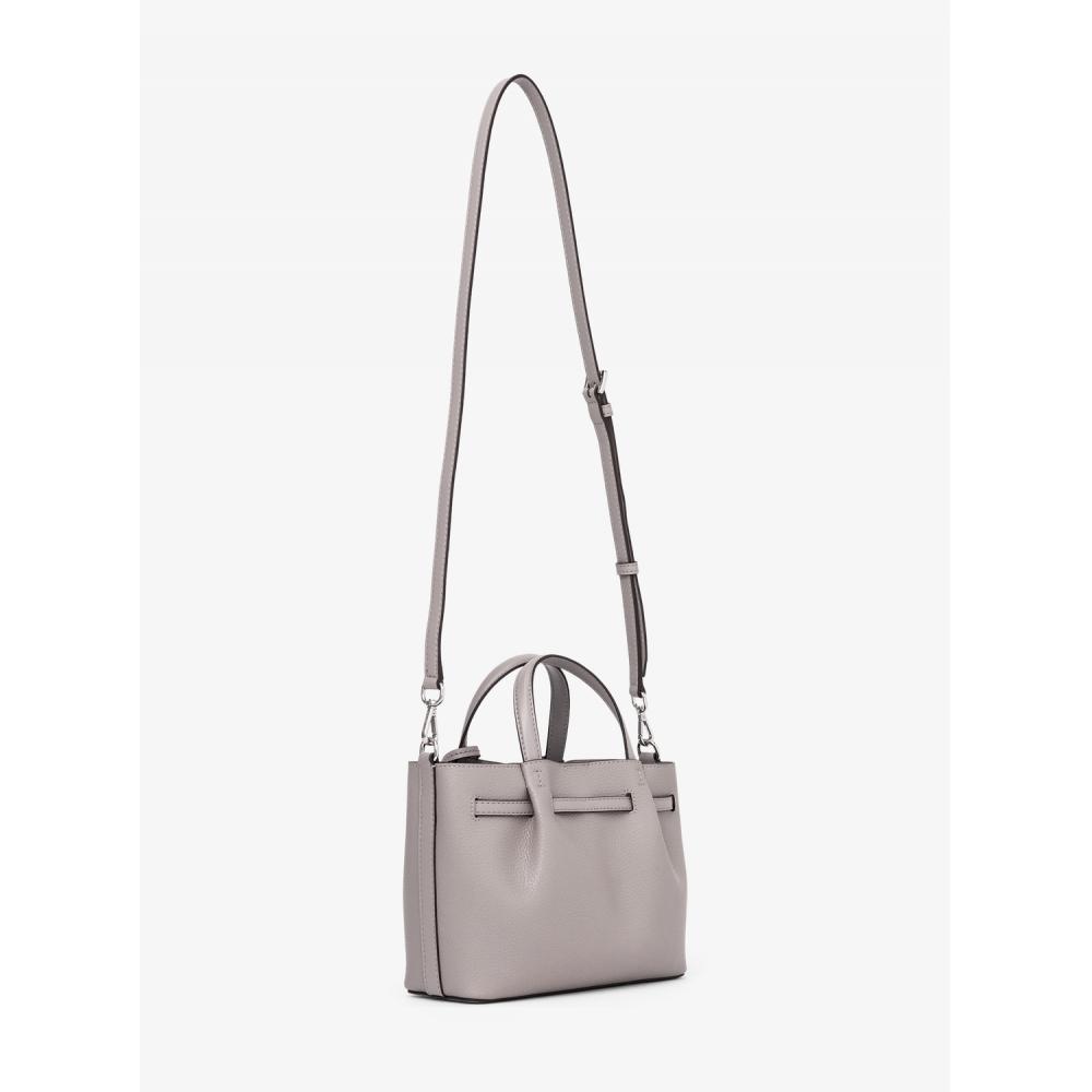Michael Kors [japan Limited] Carson Center Zip Satchel Small 35s5s2zs5t35 Pearl Gray